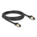 Delock Síťový kabel RJ45 Cat.6A zástrčky na zástrčku, S/FTP, černý, délky 2 m, Cat.7, silné tloušťky, vhodný pro p 80249