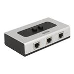 DeLock Switch RJ45 10/100/1000 2 port manual bidirectional - Přepínač - 2 x 10/100/1000 - desktop 87673