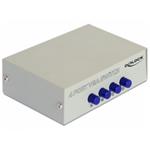 DeLock Switch VGA 4 port manual bidirectional - Spínač monitoru - 4 x VGA - desktop 87635