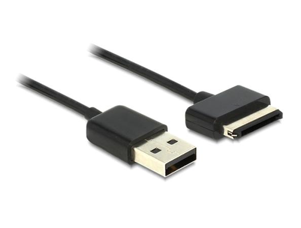 Delock synchronizační a napájecí kabel USB 2.0 samec > ASUS Eee Pad 40 pin samec 1 m 83451 83371