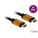 Delock Ultra vysokorychlostní HDMI kabel, 48 Gbps, 8K 60 Hz, 1,5 m 85728