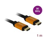 Delock Ultra vysokorychlostní HDMI kabel, 48 Gbps, 8K 60 Hz, 1 m 85727