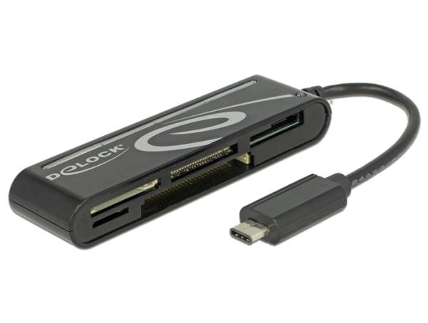 Delock USB 2.0 čtečka karet USB Type-C™ samec 5 slotů 91739