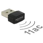 Delock USB 2.0 dvoupásmová WLAN ac/a/b/g/n Nano Stick 433 Mbps 12461