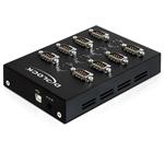 DeLock USB 2.0 to 8 x Serial Adapter - Sériový adaptér - USB 2.0 - RS-232 x 8 61860