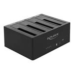 DeLOCK USB 3.0 Docking Station for 4 x SATA HDD / SSD with Clone Function - Dokovací stanice HDD - 64063