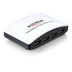 DeLock USB 3.0 externer HUB 4 Port - Rozbočovač - 4 x SuperSpeed USB 3.0 - desktop 61762