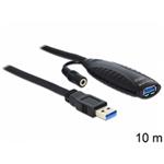 Delock USB 3.0 prodlužovací kabel, aktivní 10 m 83415