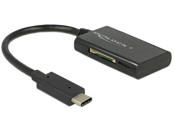 Delock USB 3.1 Gen 1 čtečka karet USB Type-C™ samec 4 slotů 91740