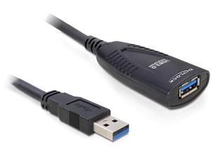 DeLOCK USB Cable - Prodlužovací šňůra USB - USB typ A (M) do USB typ A (F) - USB 3.0 - 5 m - aktivn 83089