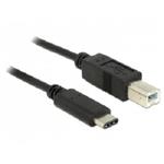 DeLOCK - USB kabel - USB-C (M) do USB typ B (M) - USB 3.1 - 1 m - černá 83601