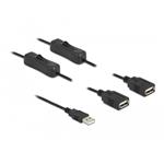 Delock USB Typ-A kabel, samec na 2 x USB Typ-A samice, se spínačem, 1 m 86803