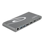 DELOCK, USB Type-C DP 1.4 Docking Station Tripl 87772