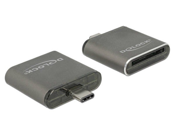 Delock USB Type-C™ SDHC / SDXC UHS-II / MMC Single Slot čtečka karet 91498