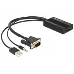 Delock VGA to HDMI Adapter with Audio 62597