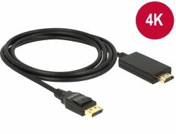 DeLOCK - Video kabel - DisplayPort / HDMI - DisplayPort (M) do HDMI (M) - 3 m - trojnásobně stíněná 85318