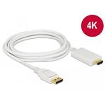 DeLOCK - Video kabel - DisplayPort / HDMI - DisplayPort (M) do HDMI (M) - 3 m - trojnásobně stíněný 83819