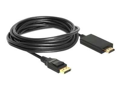 DeLOCK - Video kabel - DisplayPort / HDMI - DisplayPort (M) do HDMI (M) - 5 m - trojnásobně stíněná 85319