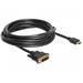 DeLOCK - Video kabel - HDMI / DVI - DVI-D (M) do HDMI (M) - 5 m - trojnásobně stíněný - černá 85586