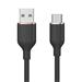 Devia kábel USB-A to USB-C Jelly Series Silicone Cable 1.2m - Black 6938595386619