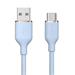 Devia kábel USB-A to USB-C Jelly Series Silicone Cable 1.2m - Blue 6938595386633