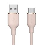 Devia kábel USB-A to USB-C Jelly Series Silicone Cable 1.2m - Pink 6938595386640