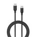 Devia kábel USB-C to USB-C Jelly Series Silicone Cable 1.2m - Black 6938595386657