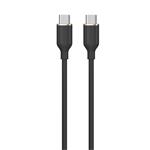 Devia kábel USB-C to USB-C Jelly Series Silicone Cable 1.2m - Black 6938595386657