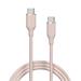 Devia kábel USB-C to USB-C Jelly Series Silicone Cable 1.2m - Pink 6938595386688