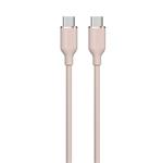 Devia kábel USB-C to USB-C Jelly Series Silicone Cable 1.2m - Pink 6938595386688