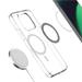 Devia kryt Pure Clear Magnetic Shockproof Case pre iPhone 15 Pro Max - Clear 6938595392078