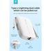 Devia powerbank Kintone Built-in Dual Cable 10000 mAh - White 6938595387562