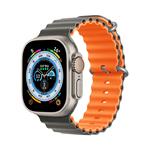 Devia remienok Deluxe Series Sport6 Silicone Two-tone Band 40/41mm - Gray/Orange 6938595381614