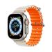 Devia remienok Deluxe Series Sport6 Silicone Two-tone Band 40/41mm - Starlight/Orange 6938595381621