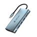 Devia USB-C Hub Leopard Series 11-in-1 - Deep Gray 6938595399992