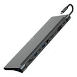 Devia USB-C Hub Leopard Series 11 in 1 - Gray 6938595353826