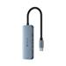 Devia USB-C Hub Leopard Series 4 in 1 - Deep Gray 6938595384899