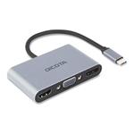 DICOTA 5-in-1 - Dokovací stanice - USB-C - HDMI, DP D32064