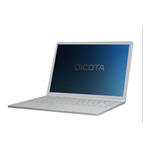 DICOTA - Filtr pro zvýšení soukromí k notebooku - 2 v 1 - čtyřcestné - odstranitelné - lepicí - čer D70798