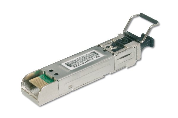 Digitus 1.25 Gbps SFP Module, Up to 550m Multimode, LC Duplex Connector, Industrial Ver. 1000Base-SX, 850nm DN-81010