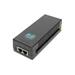 Digitus 10 Gigabit Ethernet PoE + Injector, 802.3at Power Pins: 3/6 (+), 1/2 (-), 30W DN-95108