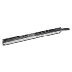 DIGITUS 19" PDU, 1U hliník, SCHUKO -> 12x CEE 7/4, přepěťová ochrana DN-95405