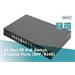 DIGITUS 24 Port 10/100 Mbps PoE 24x10/100Mbps PoE RJ45 Ports,1 xGE RJ45,1xSFP DN-95356