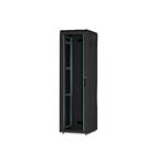 Digitus 47U network cabinet 2276x600x600mm, Color black RAL 9005 Glass door DN-19 47U-6/6-B-1