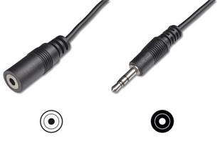 Digitus Audio 3,5 mm Stereo prodlužovací kabel 3m