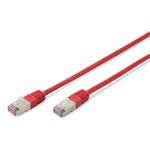 Digitus CAT 5e SF-UTP patch cable, Cu, PVC AWG 26/7, length 10 m, color red DK-1531-100/R