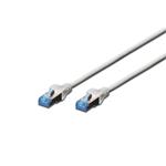 Digitus CAT 5e SF-UTP patch cable, PVC AWG 26/7, length 0.5 m, color grey