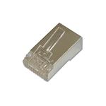 Digitus CAT 6 Modular Plug, 8P8C, shielded for Round Cable, two-parts plug, package incl. insert load bar