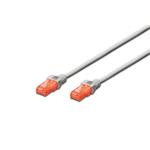 Digitus CAT 6 U-UTP patch cable, Cu, LSZH AWG 26/7, length 1.50 m, color grey