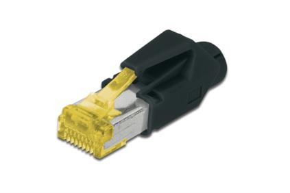 Digitus CAT 6A modular RJ45 Plug, Hirose TM31, 8P8C, shielded, for round cable, incl. hood 100pcs